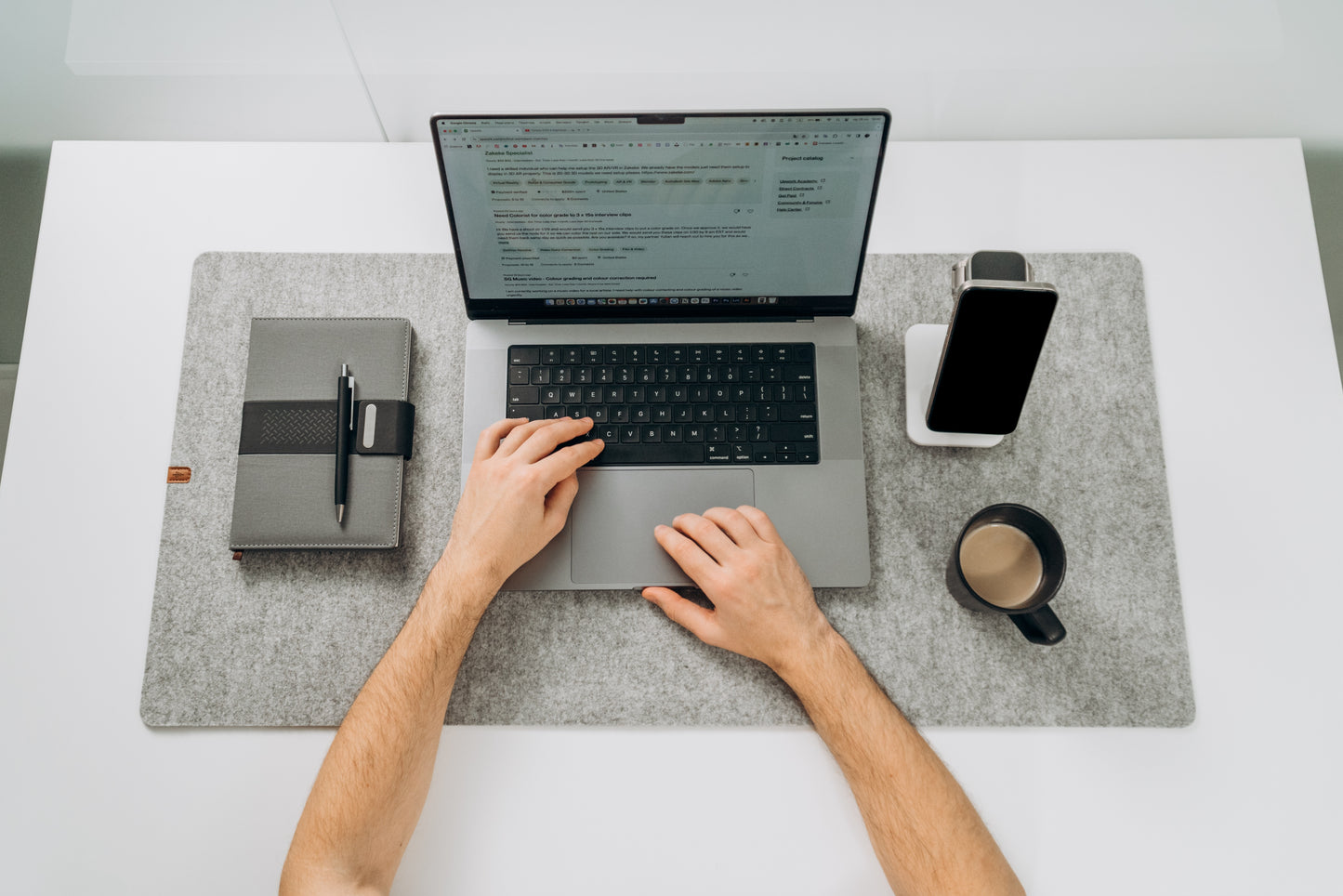 Premium Felt Desk Mat