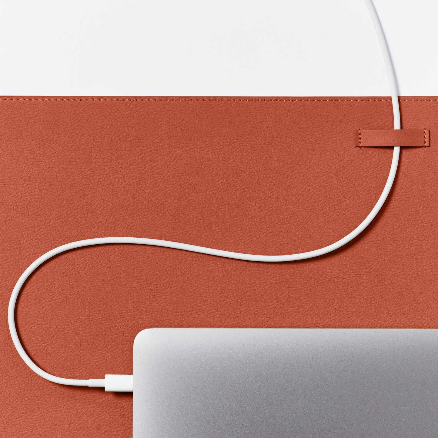 Vegan Leather Mat with Cork Base