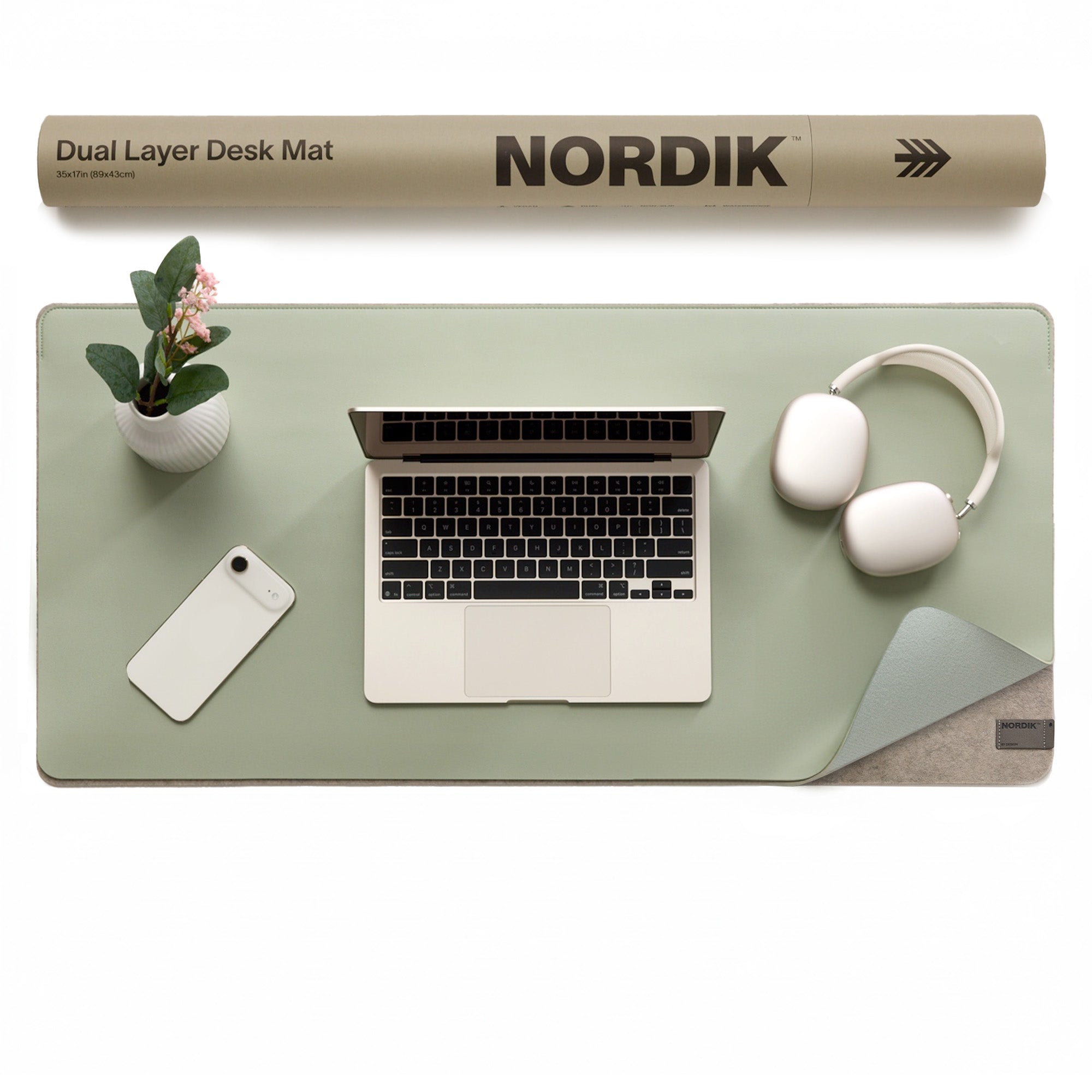 Dual-Layer Vegan Leather Desk Mat PRO – Nordik By Design