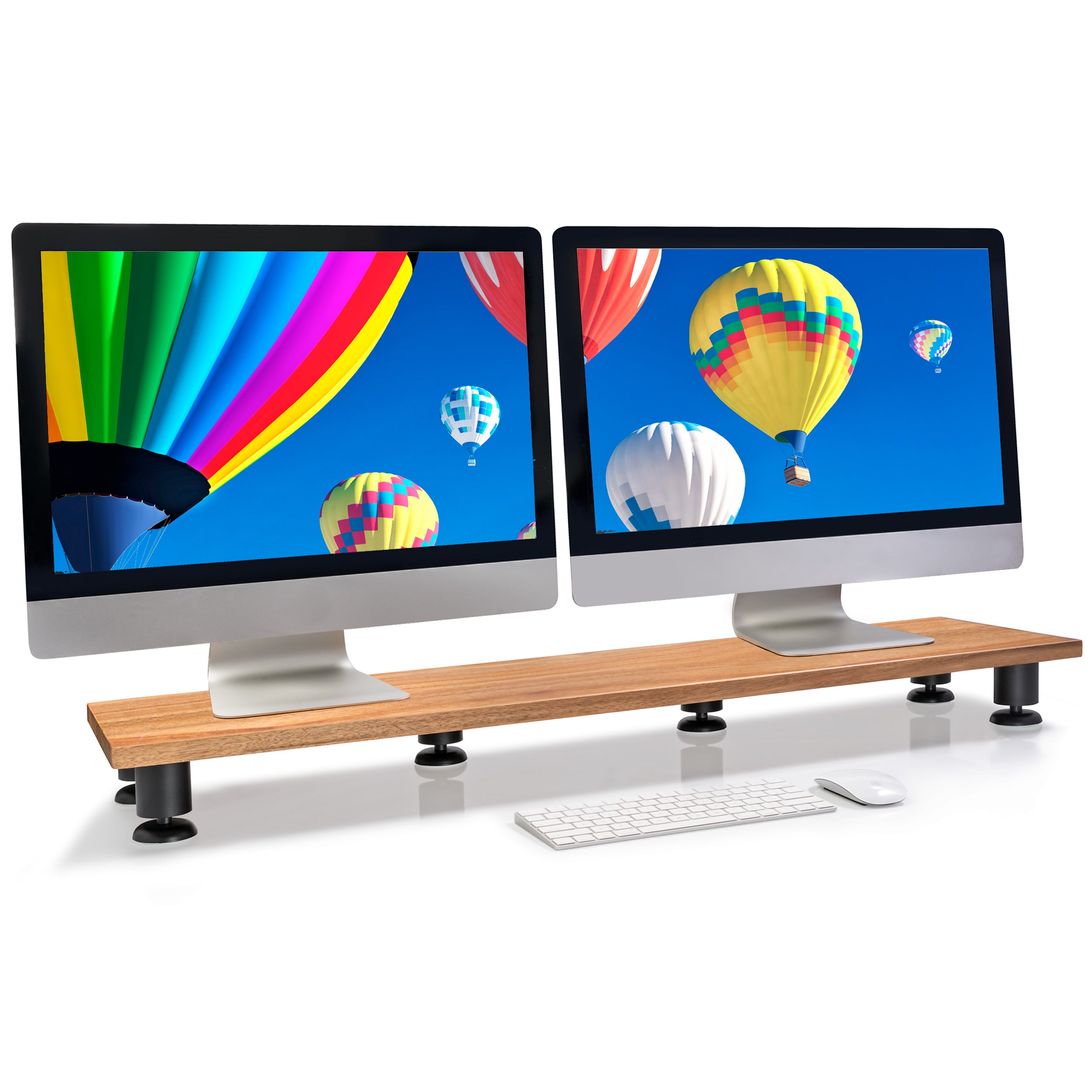 Dual Monitor Riser – Nordik By Design