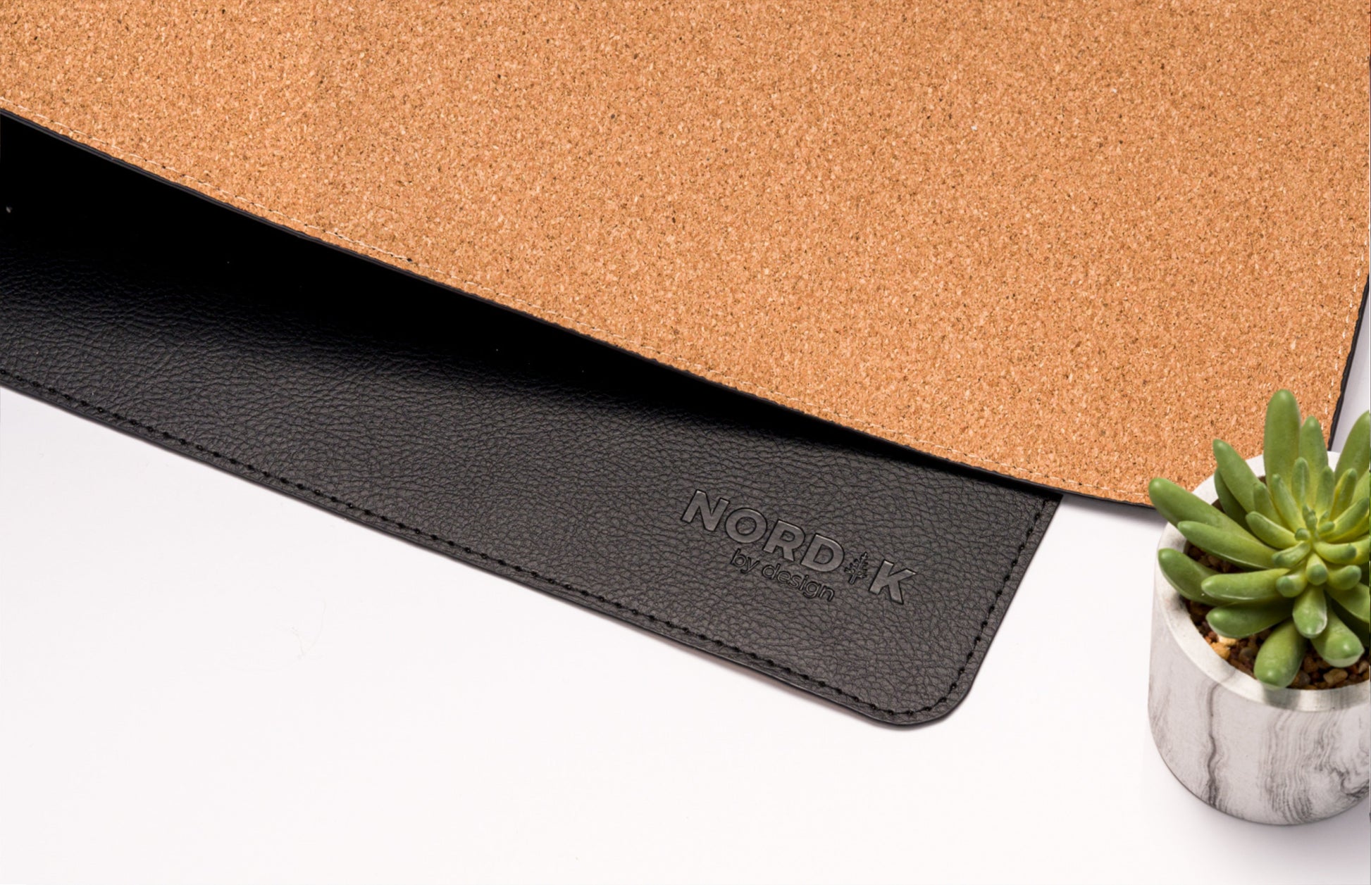 Leather Mat with Cork Base – Nordik By Design